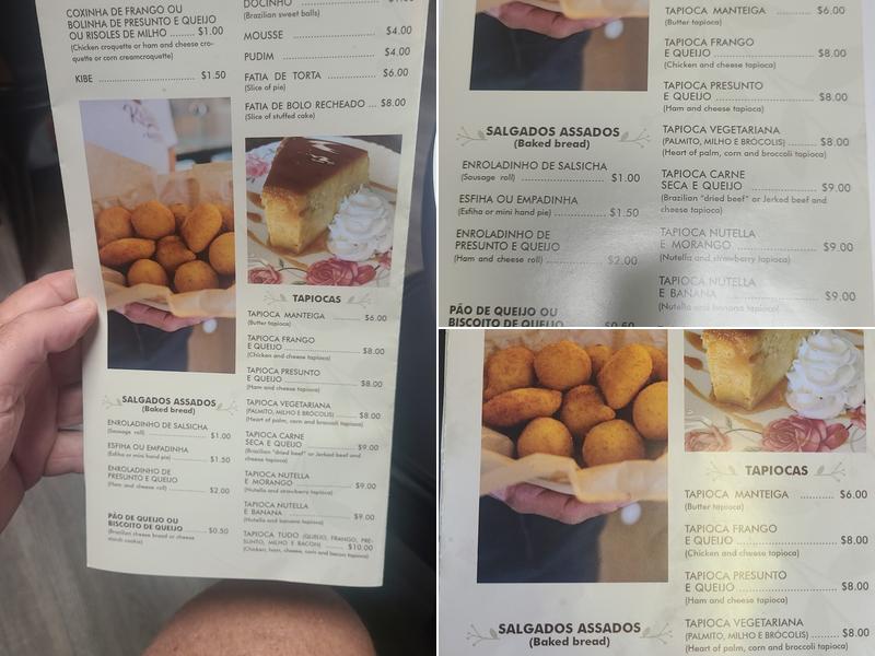 kelly's Bakery Menu