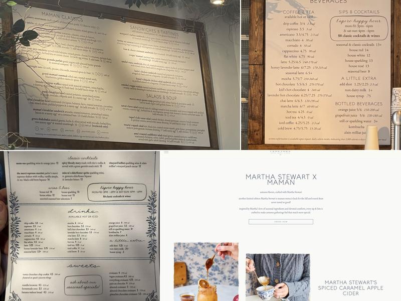 maman Menu