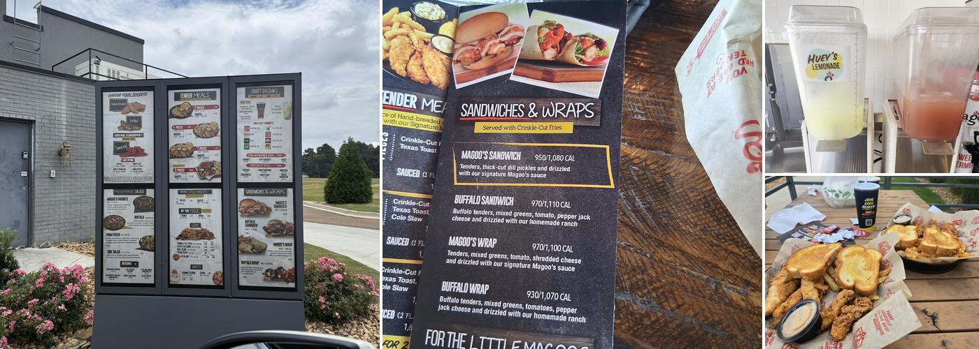 Huey Magoo's Chicken Tenders - McComb Menu