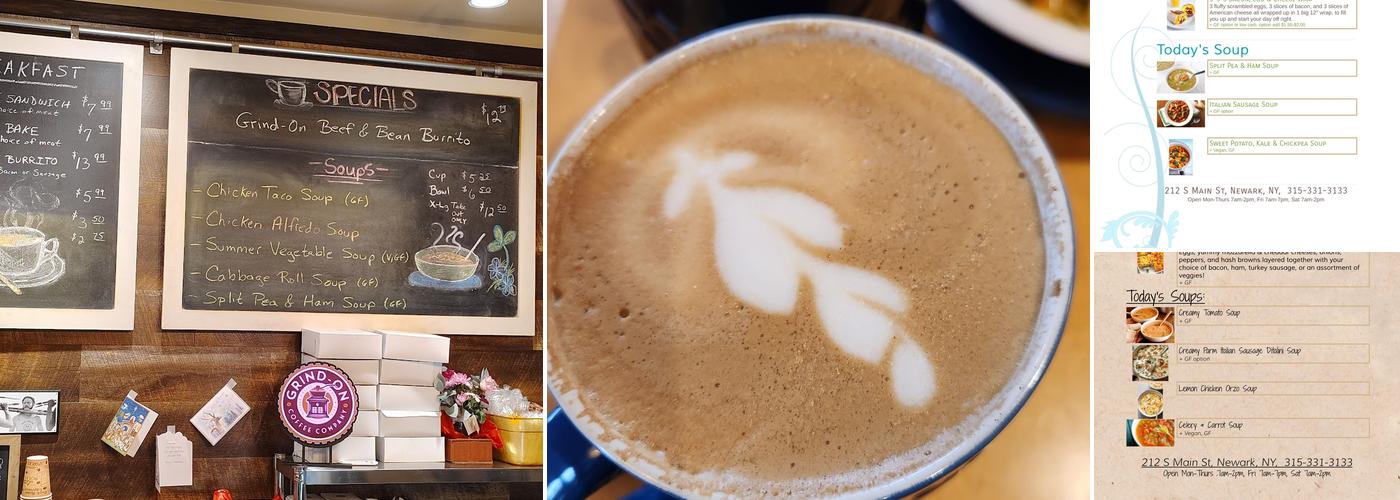 Grind-On Coffee Company Menu