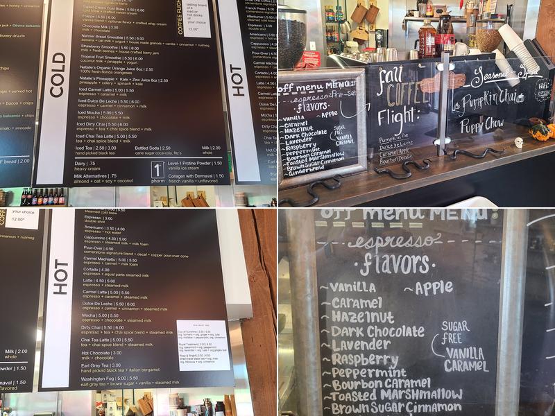 underGROUNDS Espresso Bar Menu