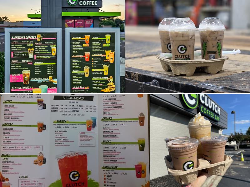 Clutch Coffee Bar Menu