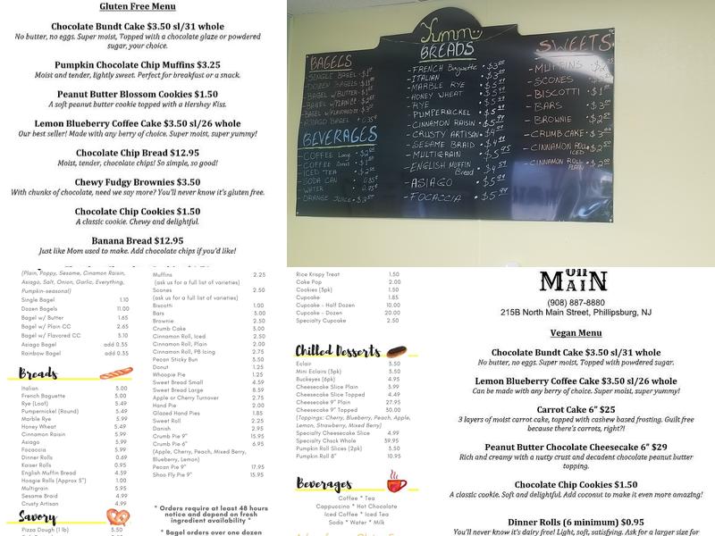 Bake House on Main Menu