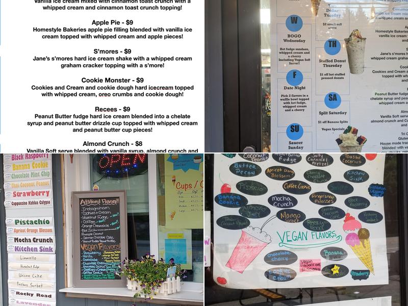 Homestyle Creamery Menu