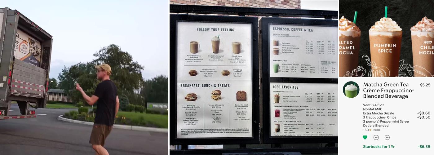 Starbucks Menu