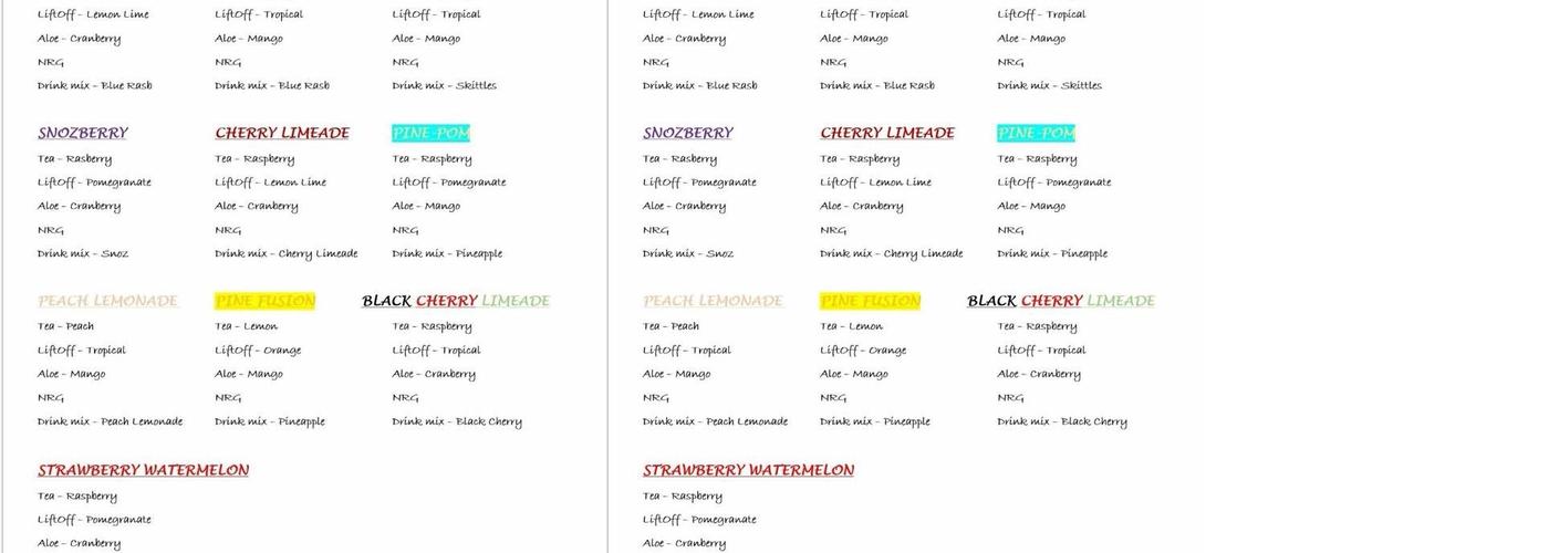 Dulce Vida Cafe Menu