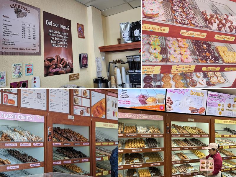 Sesame Donuts Menu