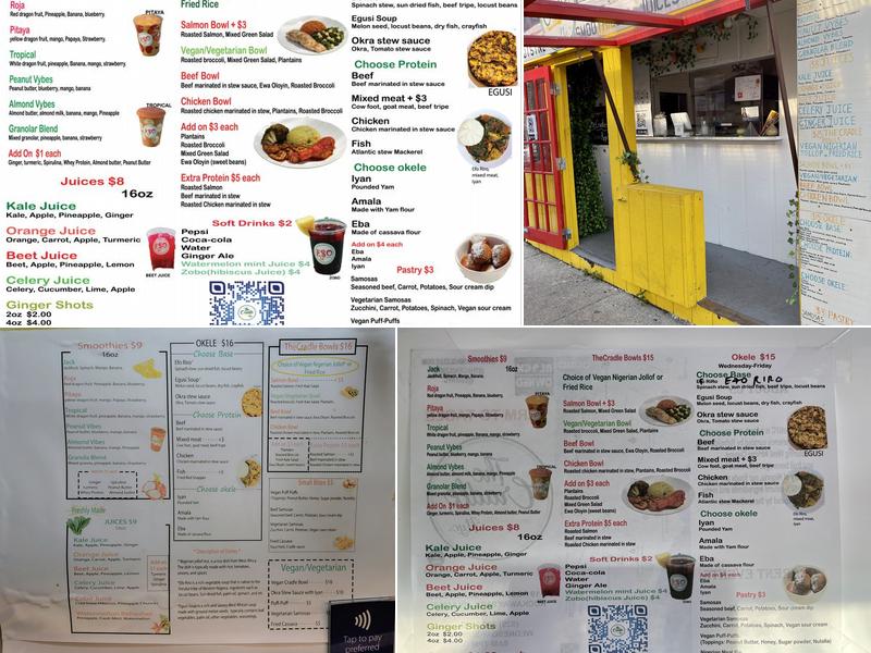 TheCradleNYC LLC Menu