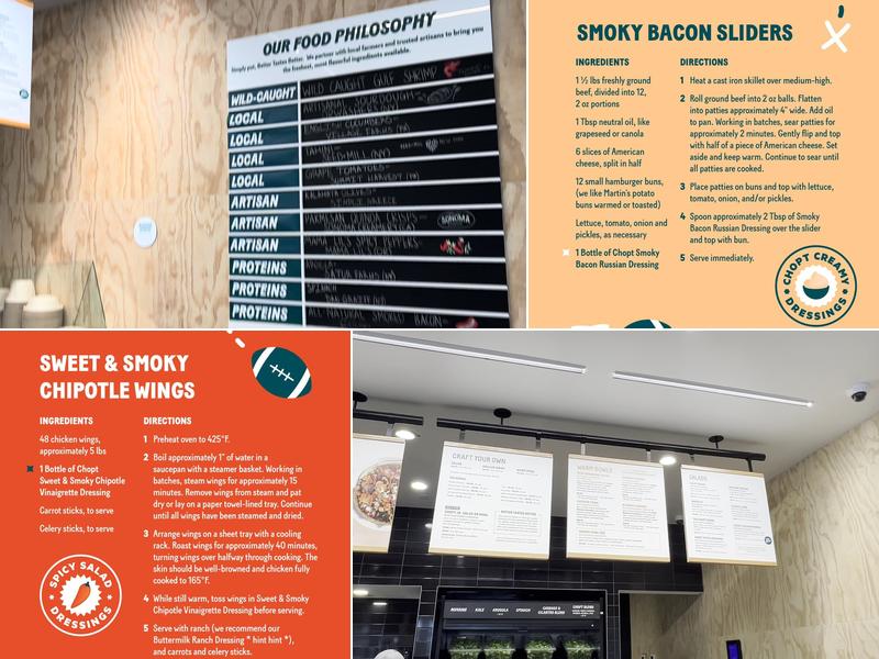 Chopt Creative Salad Co. Menu