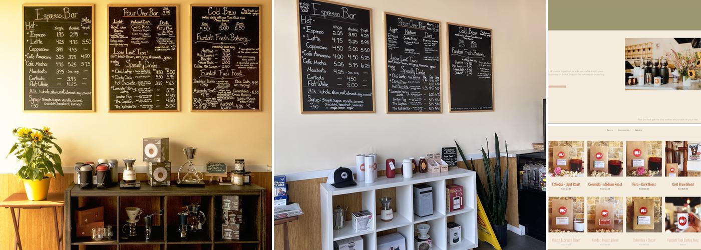 Fundati Coffee Menu