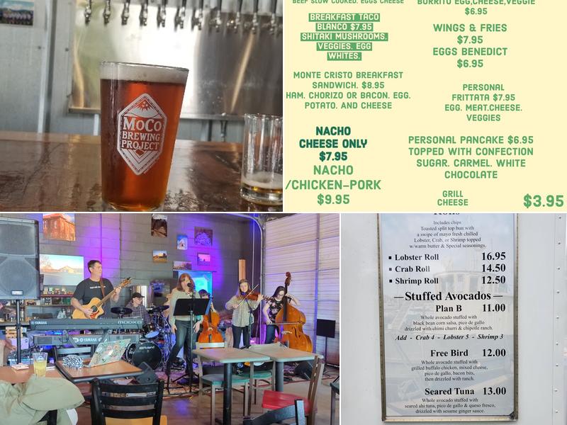 MoCo Brewing Project Menu