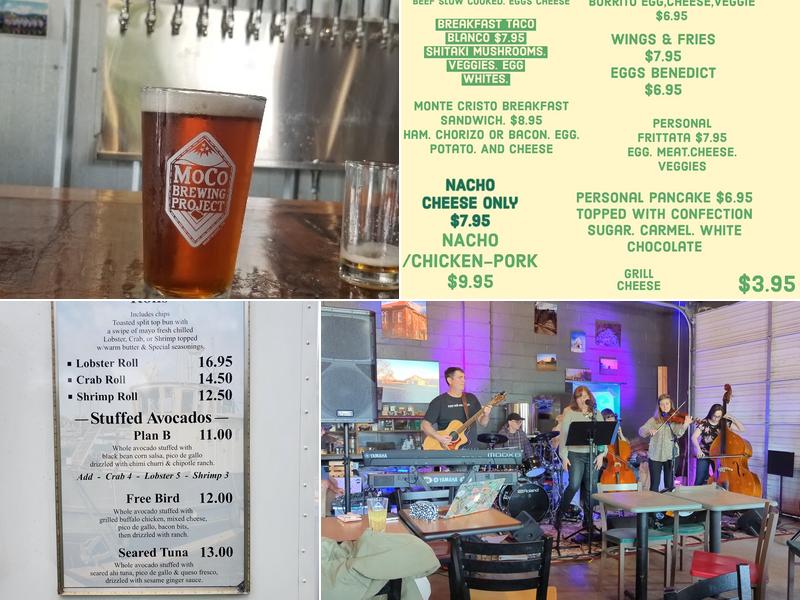 MoCo Brewing Project Menu