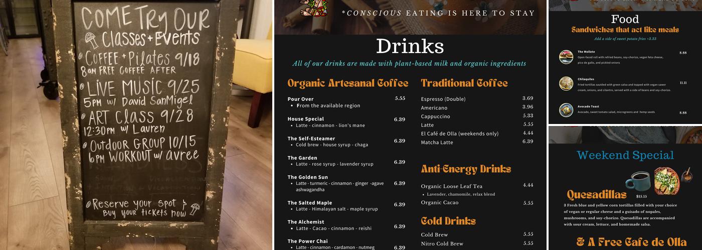 Ome Calli Café Menu