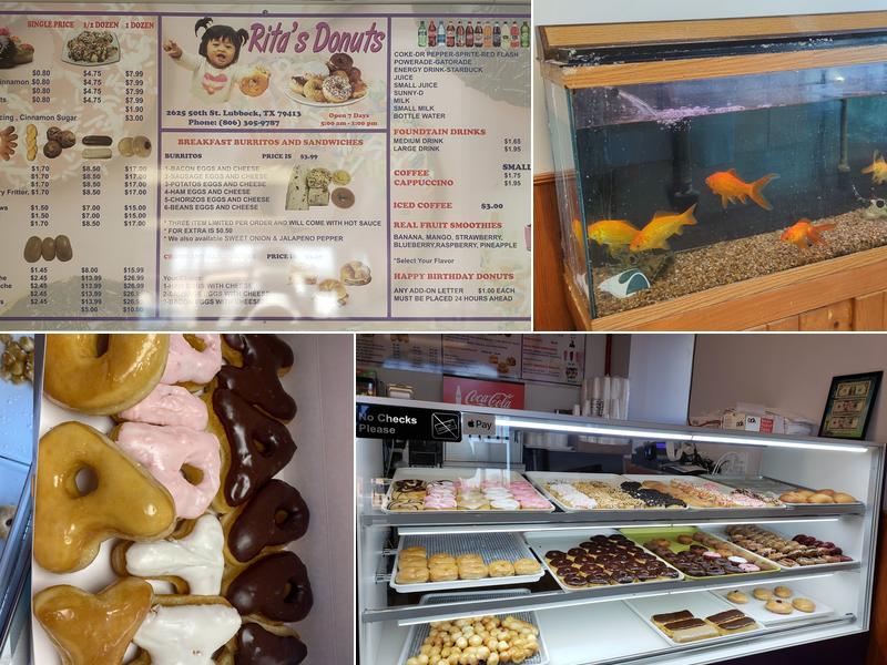 Rita’s Donuts Menu