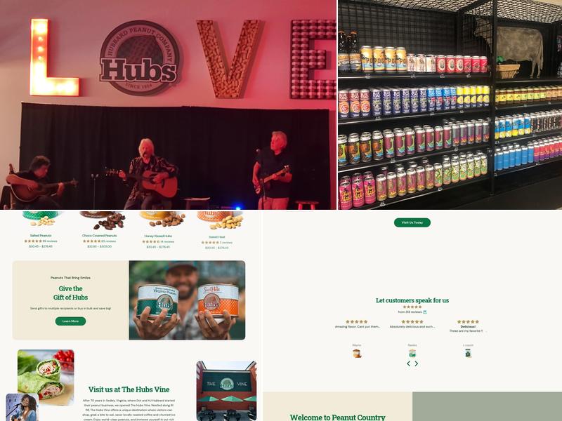 The Hubs Vine Menu