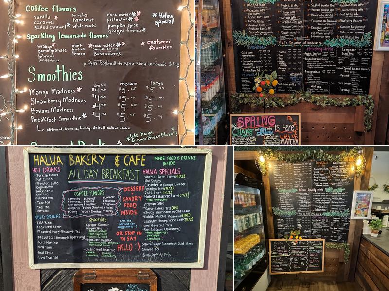 Halwa Bakery & Cafe Menu