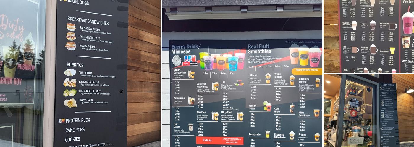 Café Elite Menu