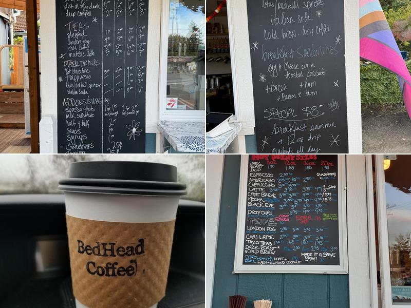 BedHead Coffee Menu