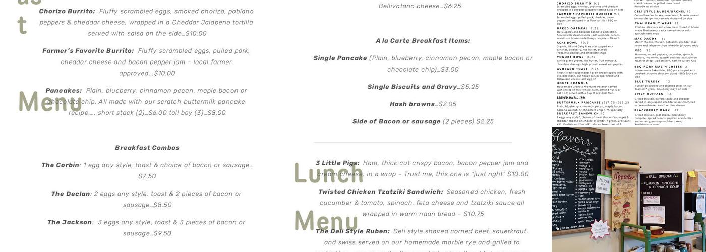 3 Sweets Bakery & Cafe Menu