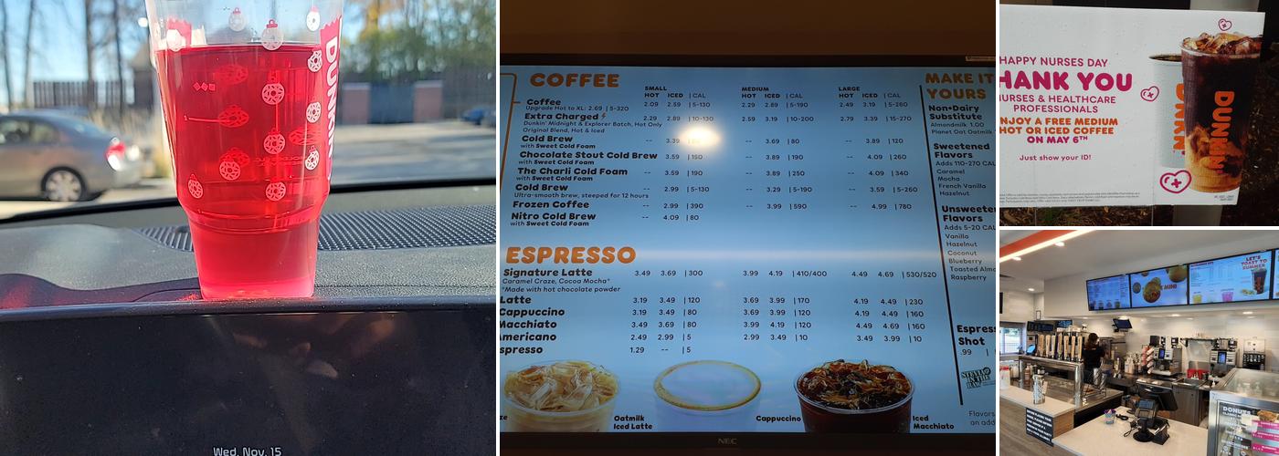 Dunkin' Menu