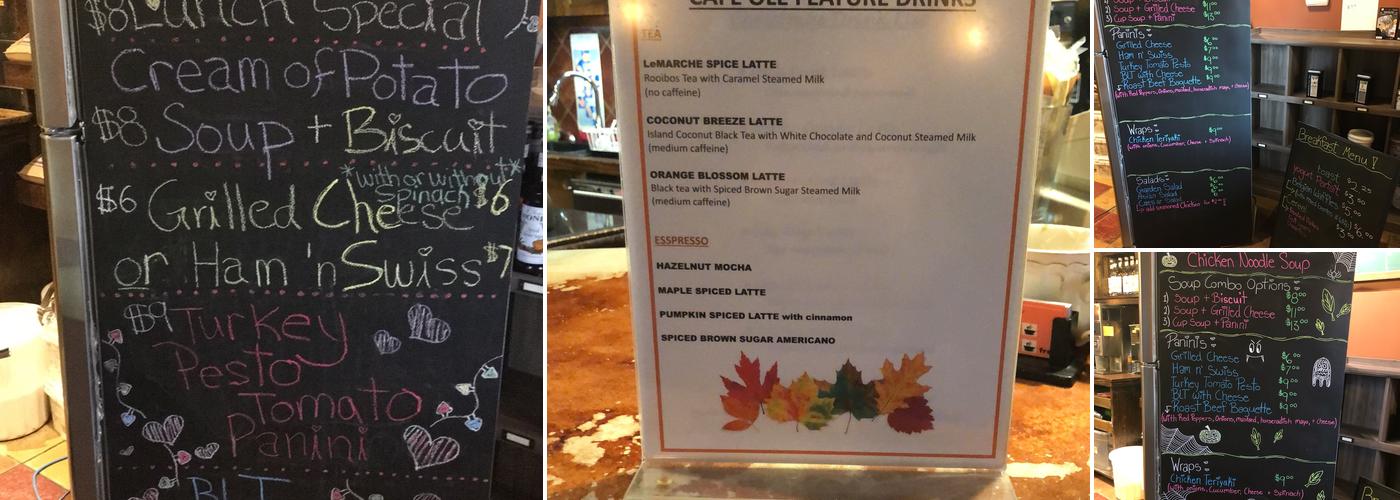 Cafe Ole Menu