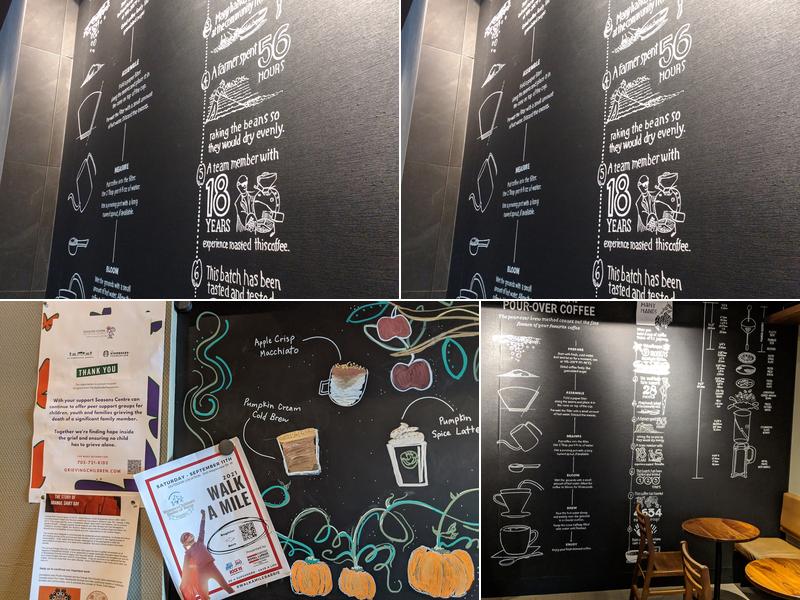 Starbucks Coffee Company Menu