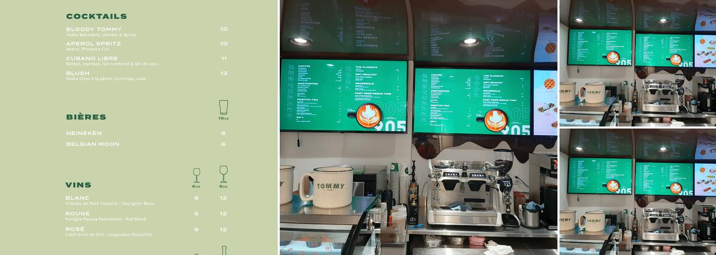 Tommy Café Menu