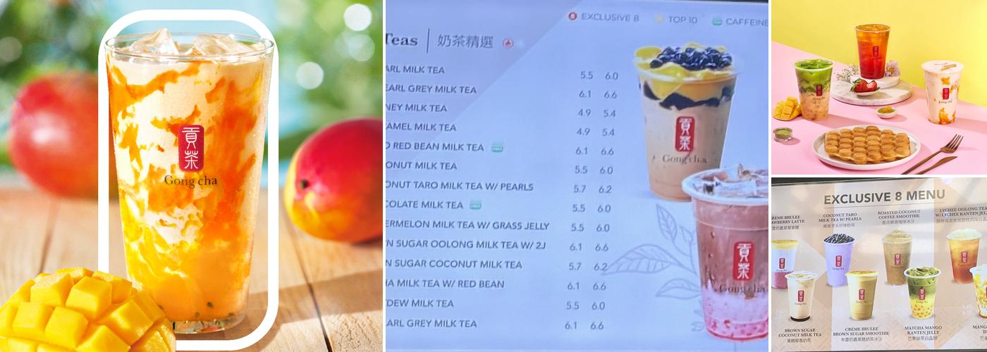 Gong Cha Mississauga Menu