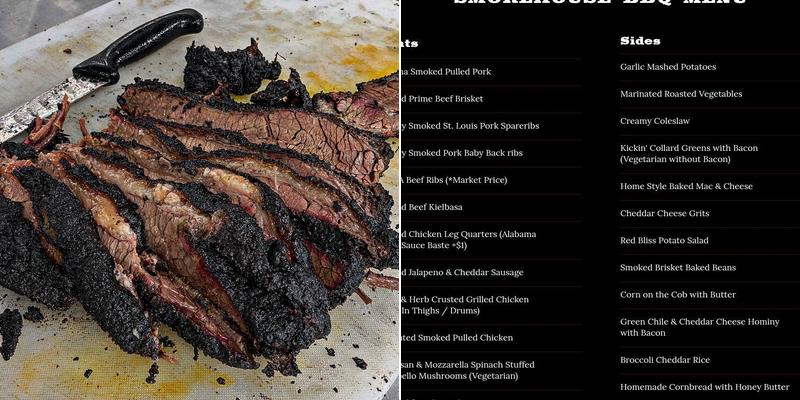 Southbound Barbecue Company Menu
