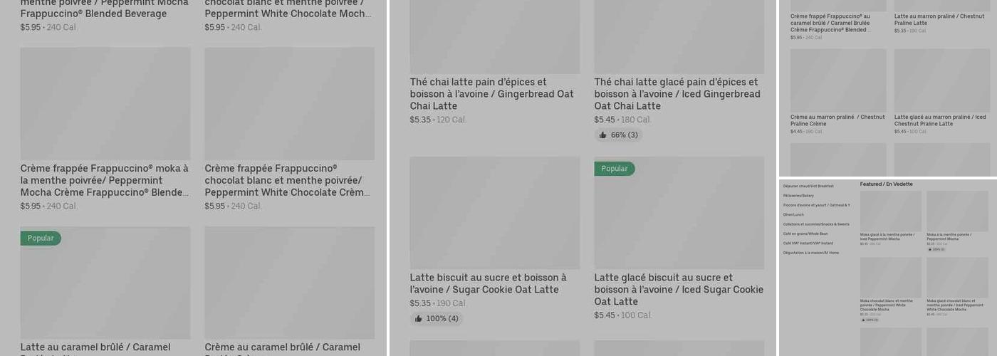 Starbucks Menu