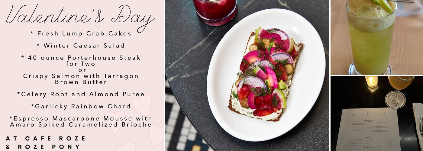Roze Pony Menu