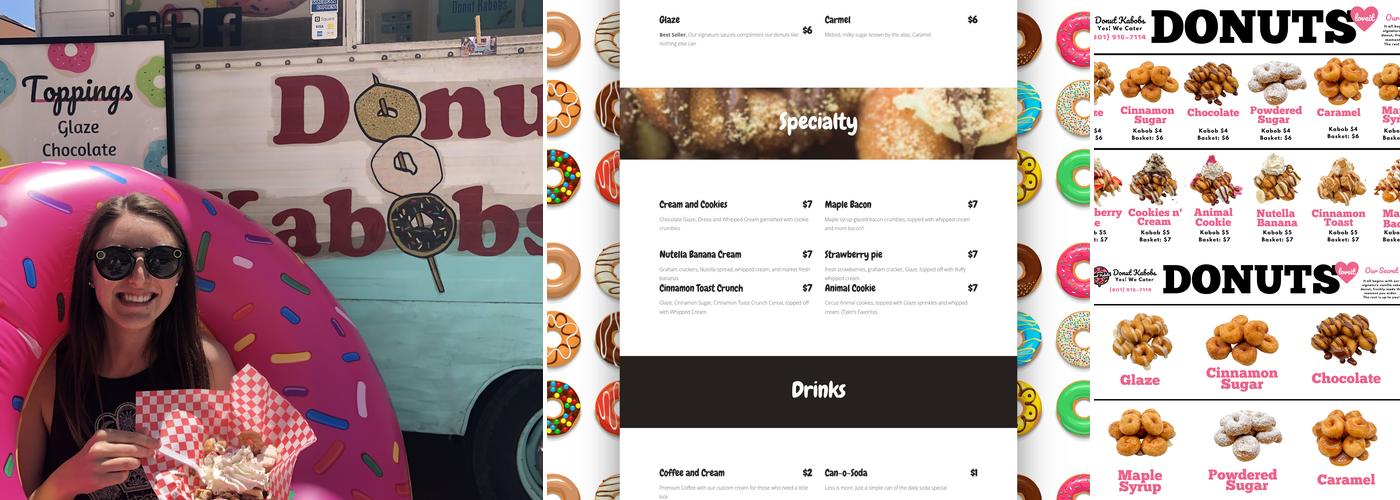 Donut Kabobs Menu