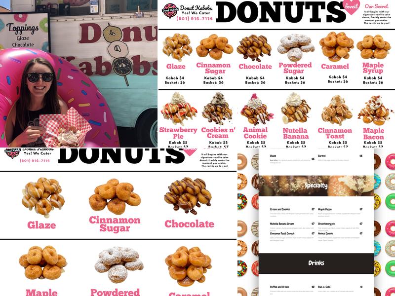 Donut Kabobs Menu