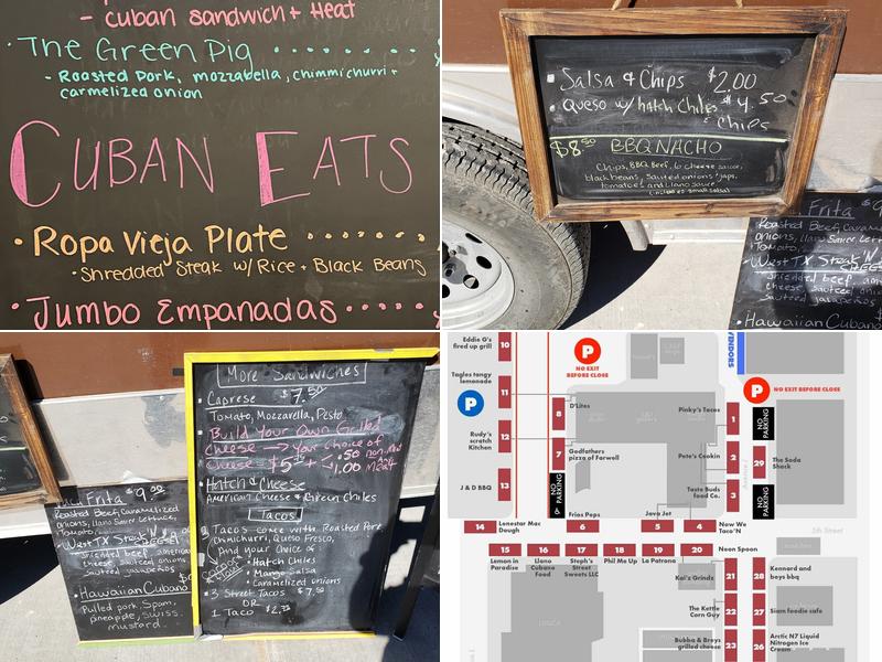 Llano Cubano Menu