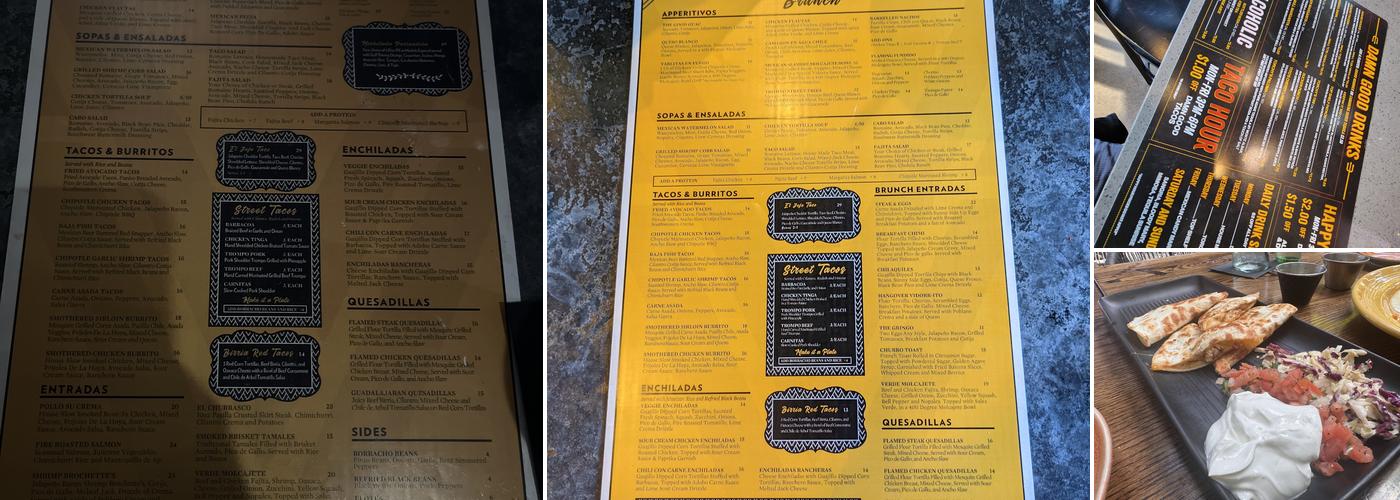 Vidorra Menu