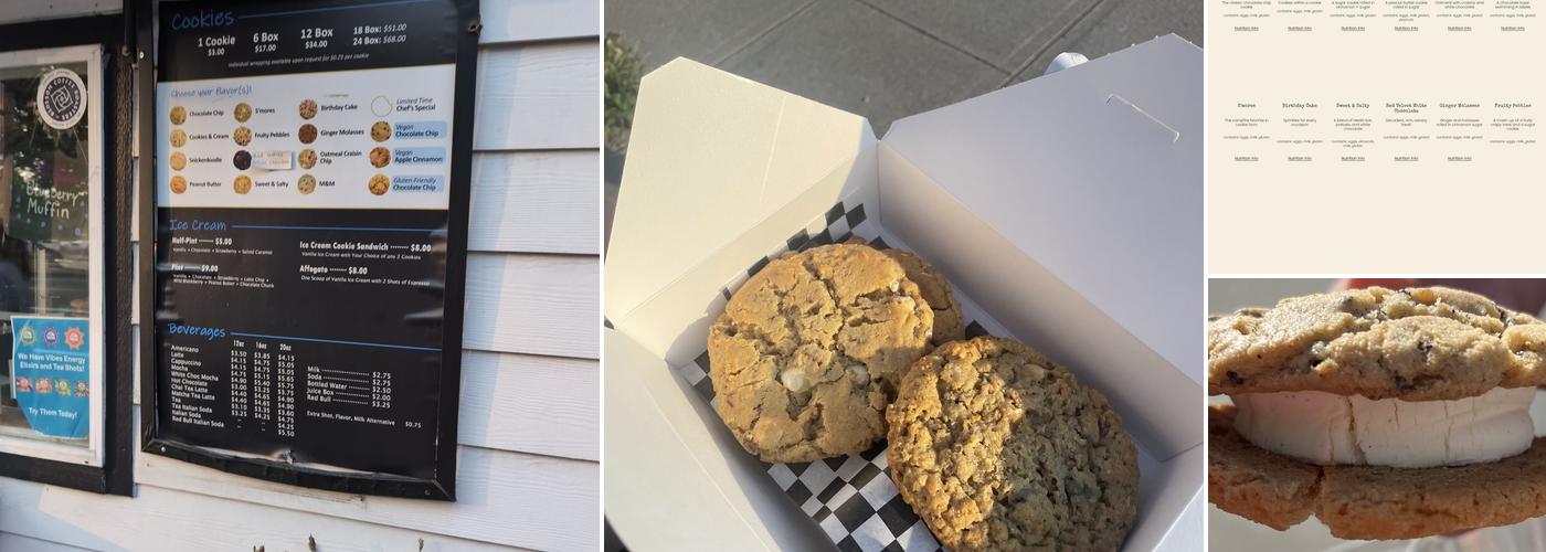 Midnight Cookie Co. Menu