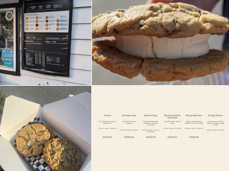 Midnight Cookie Co. Menu