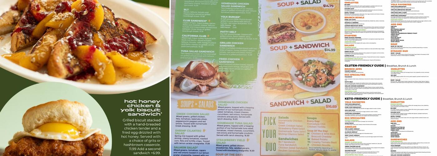 The Toasted Yolk Menu