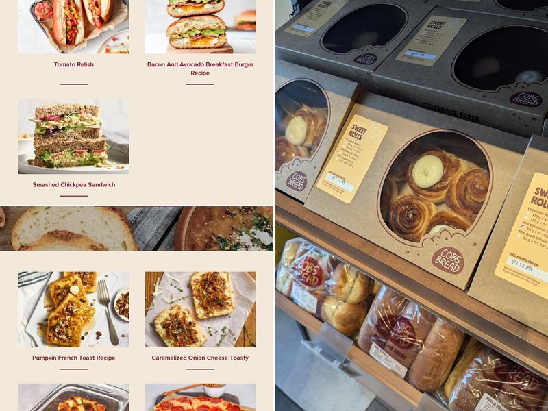 COBS Bread Bakery Glenmore Landing Menu