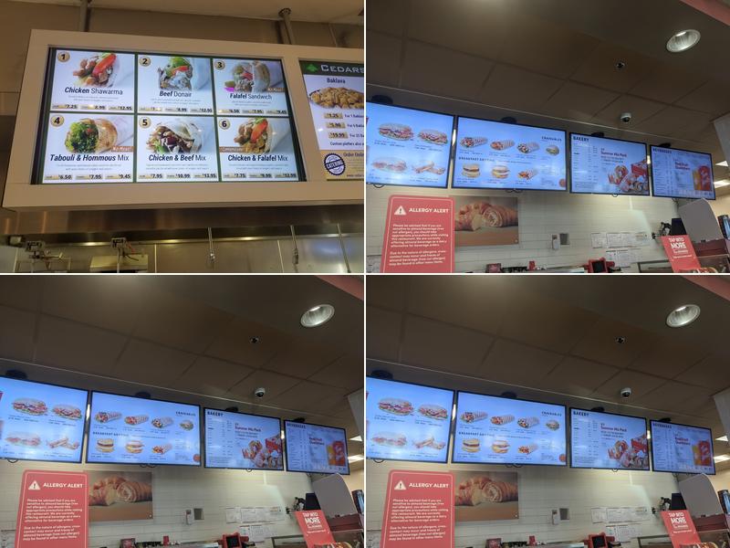 Tim Hortons Menu
