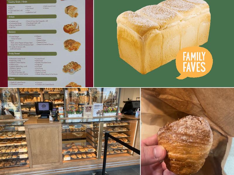 COBS Bread Menu