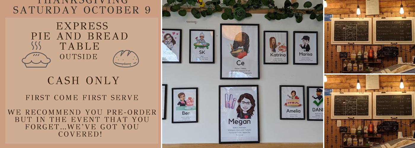 Ce Food Experience & The Bakery Menu