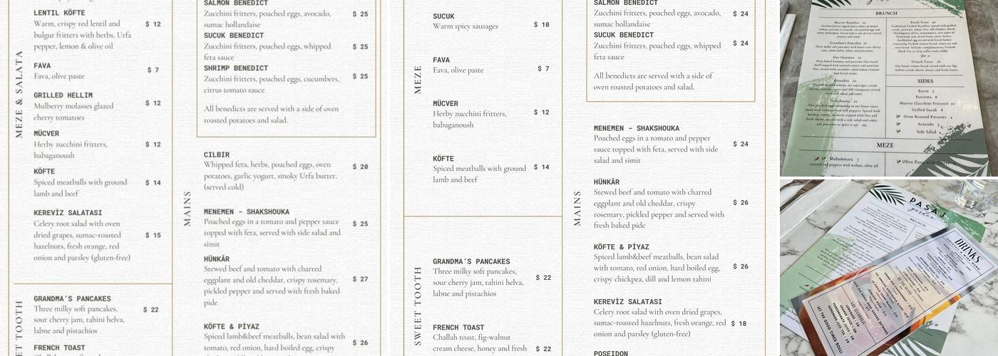Pasaj Menu