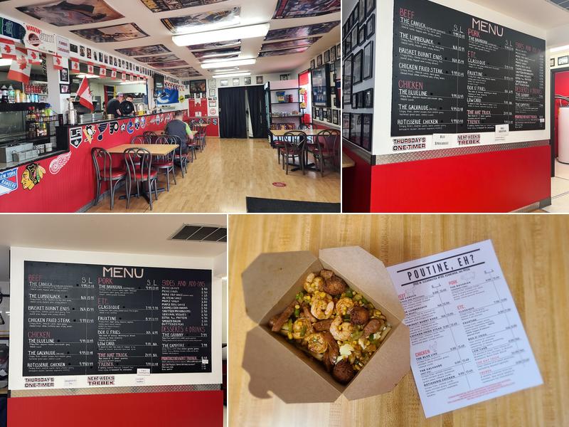 Poutine, Eh? Menu