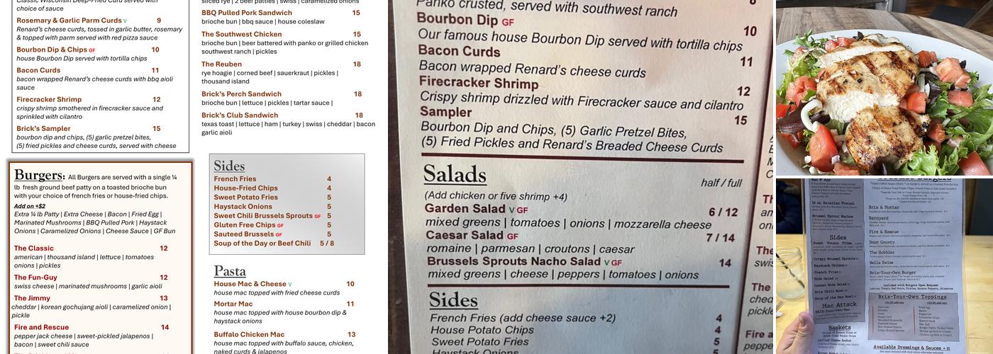 BRIX Menu