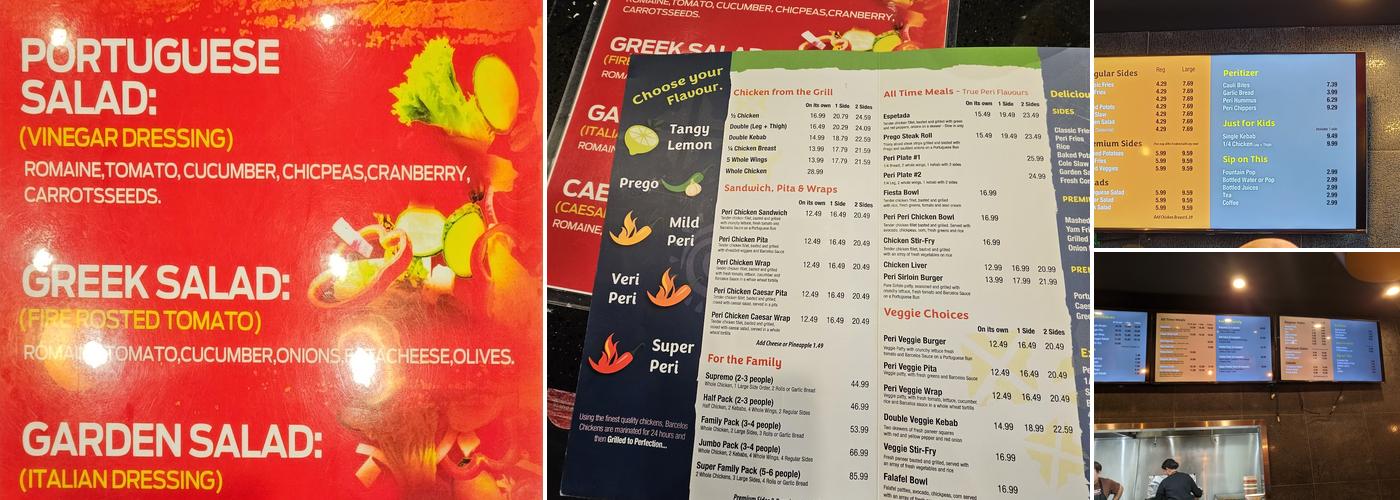 Barcelos Flame Grilled Chicken- Aviation Menu