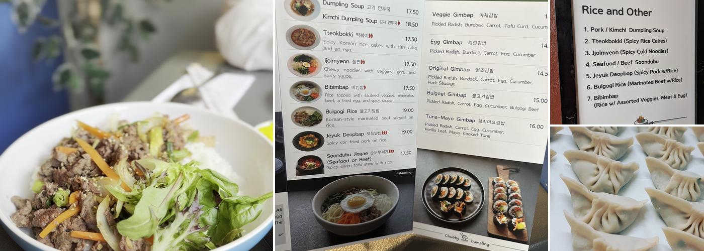 Chubby Dumpling Menu