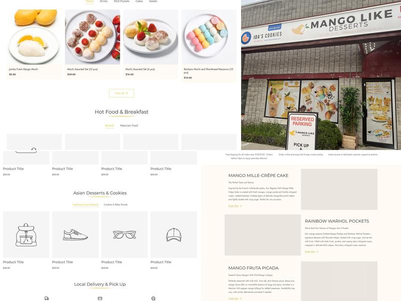 Mango Like Desserts Scarborough Menu