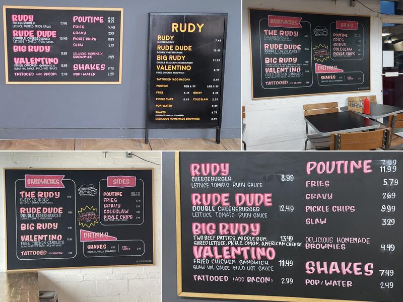 RUDY Menu