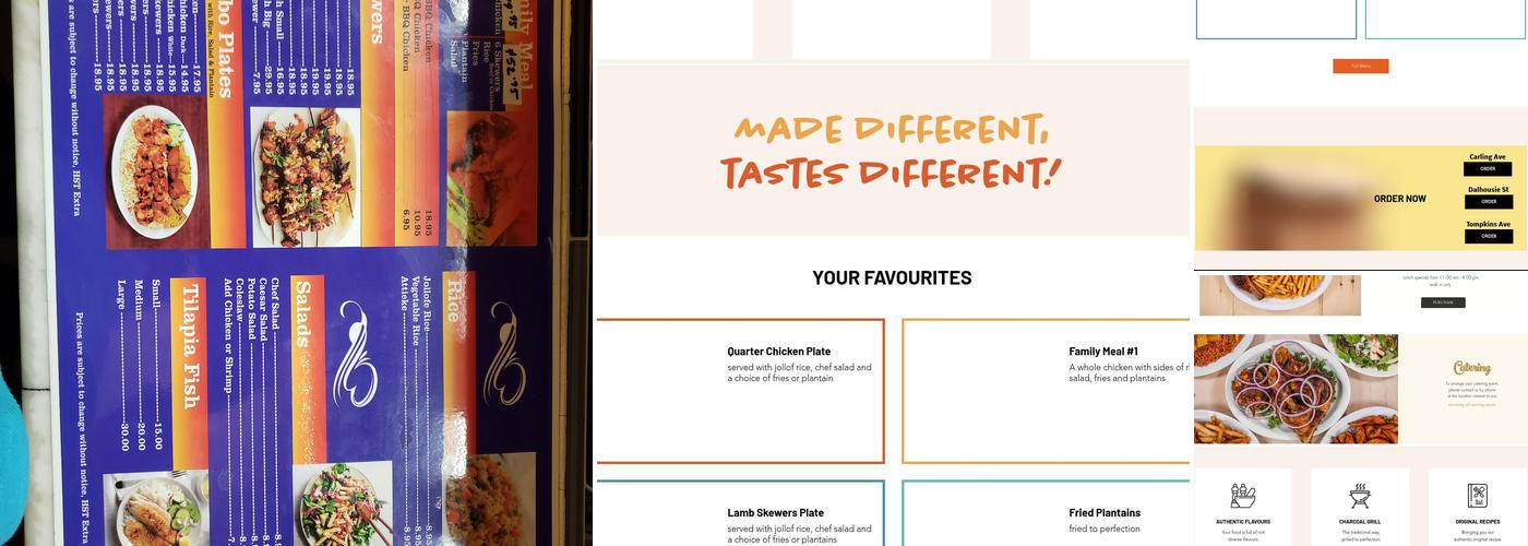 African BBQ House Menu